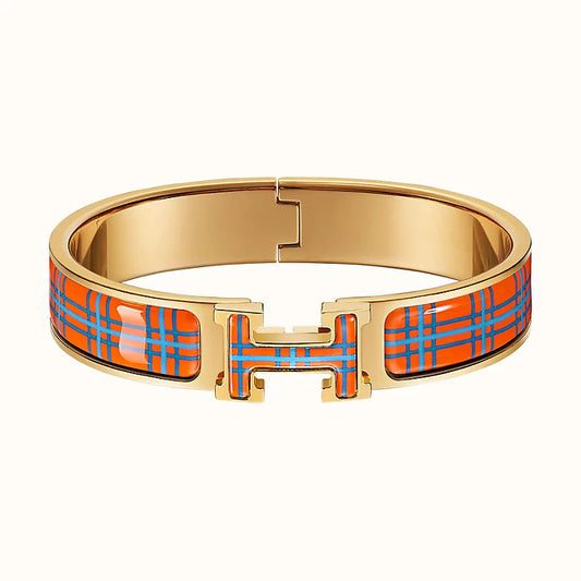 [Love's Uplift]H TARTAN BRACELET 12MM