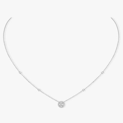 [Love's Uplift ]Diamond Necklace 0,20ct Brilliant Shape Joy