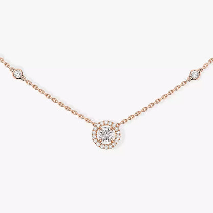 [Love's Uplift ]Diamond Necklace 0,20ct Brilliant Shape Joy