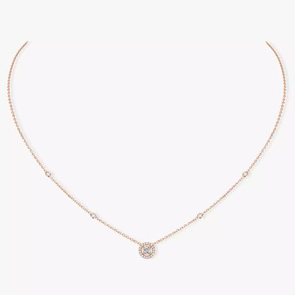 [Love's Uplift ]Diamond Necklace 0,20ct Brilliant Shape Joy