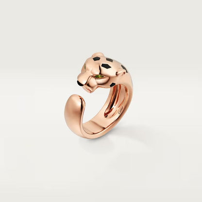 [Love's Uplift]PANTHERE SPOTTED MEDIUM RING