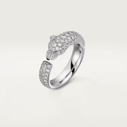 [Love's Uplift]PANTHERE FULL DIAMOND SMALL RING