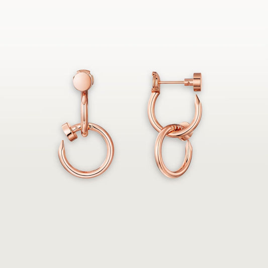 [Love's Uplift]JUSTE NO DIAMOND DOUBLE EARRINGS