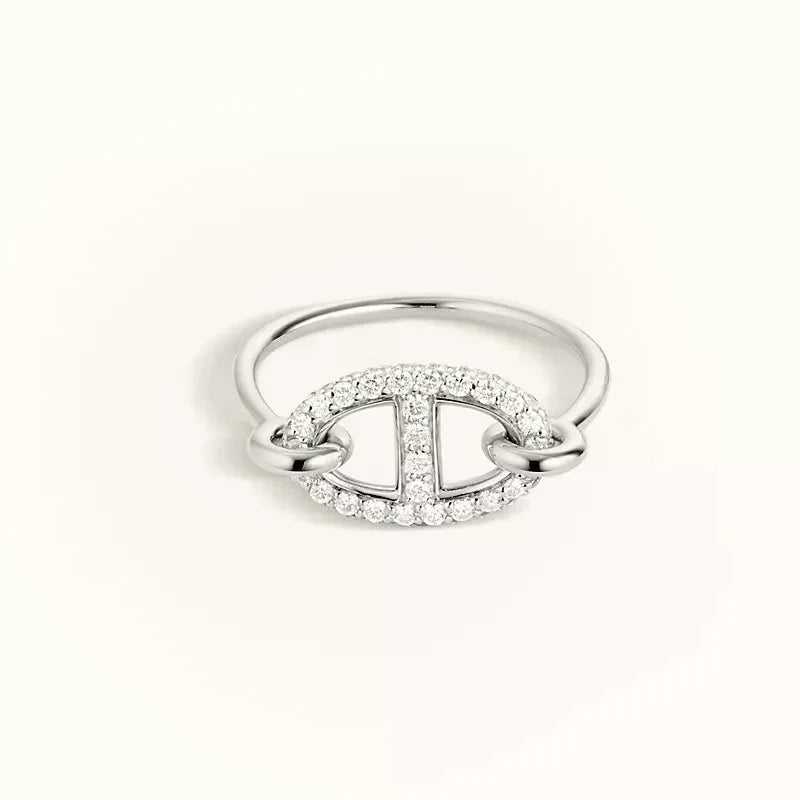 [Love's Uplift]RONDE SMALL SILVER DIAMOND RING