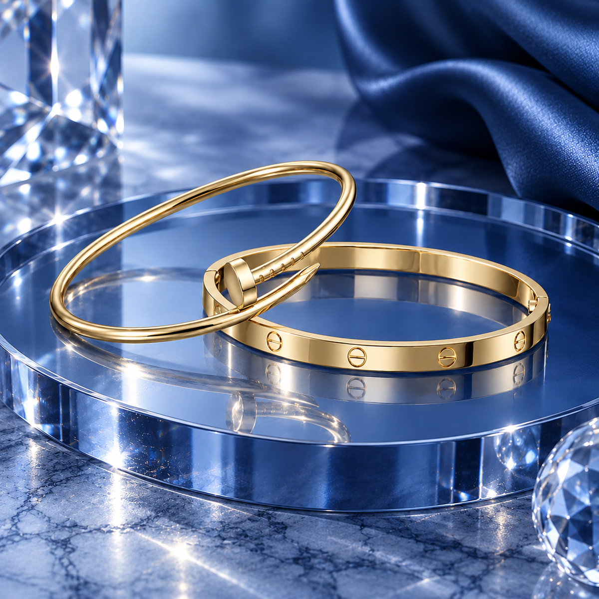[Love's Uplift] LOVE & JUSTE Classic Bracelet Stack Set