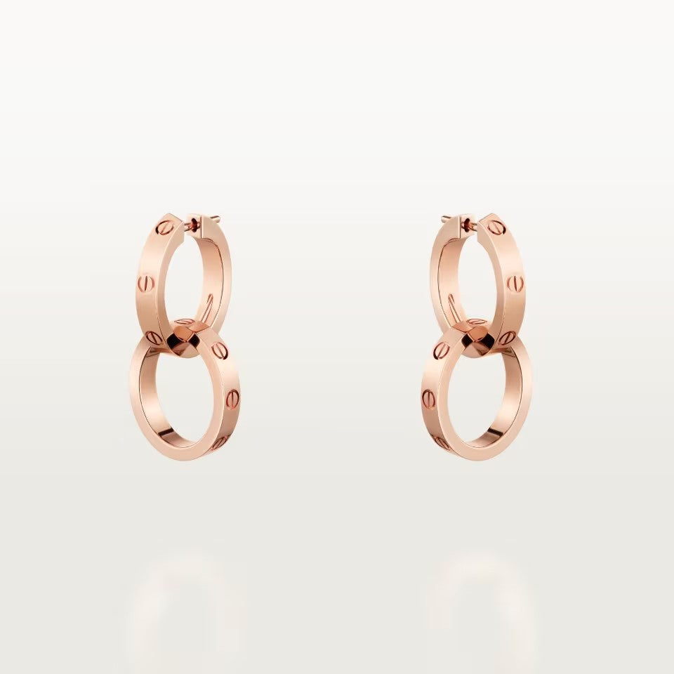[Love's Uplift]LOVE 3.3MM DANGLE EARRINGS
