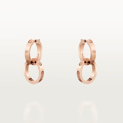 [Love's Uplift]LOVE 3.3MM DANGLE EARRINGS