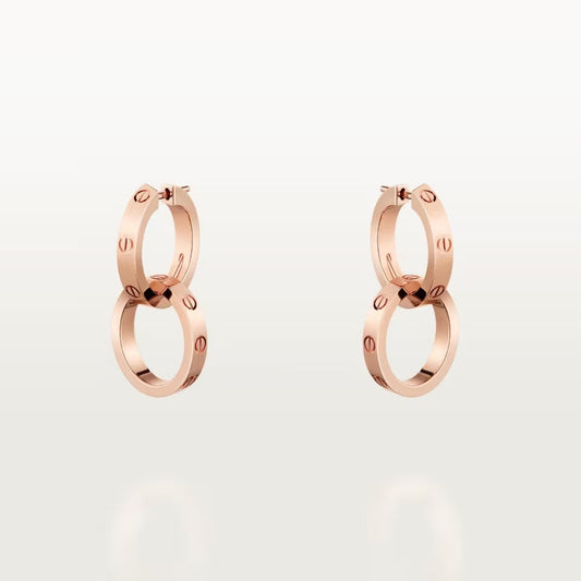 [Love's Uplift]LOVE 3.3MM DANGLE EARRINGS