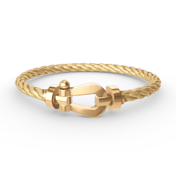 [Love's Uplift]FORCE LARGE HORSESHOE NO DIAMOND BRACELET GOLD