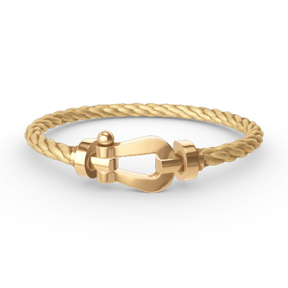 [Love's Uplift]FORCE LARGE HORSESHOE NO DIAMOND BRACELET GOLD