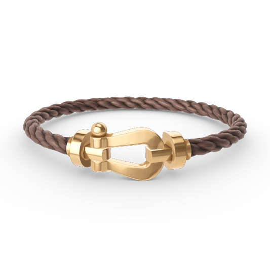 [Love's Uplift]FORCE LARGE HORSESHOE NO DIAMOND BRACELET GOLD
