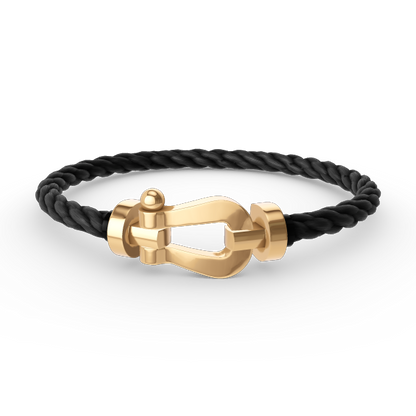 [Love's Uplift]FORCE LARGE HORSESHOE NO DIAMOND BRACELET GOLD