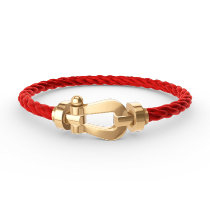 [Love's Uplift]FORCE LARGE HORSESHOE NO DIAMOND BRACELET GOLD