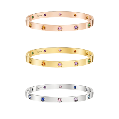 [Love's Uplift]2026 RAINBOW LOVE BRACELET 6.1MM  10 DIAMONDS