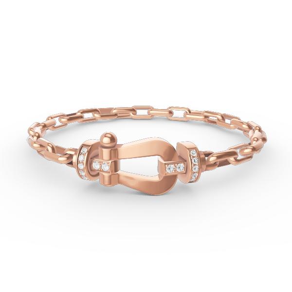 [Love's Uplift]FORCE LARGE HORSESHOE CLASP  METAL BRACELET
