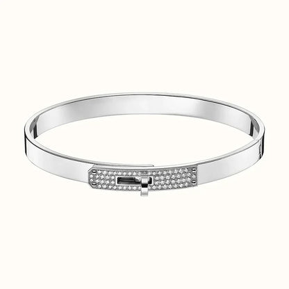[Love's Uplift]KELLY SILVER DIAMOND BRACELET
