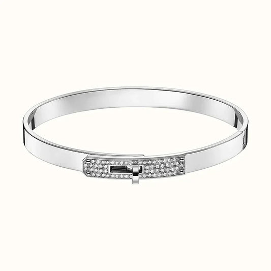 [Love's Uplift]KELLY SILVER DIAMOND BRACELET