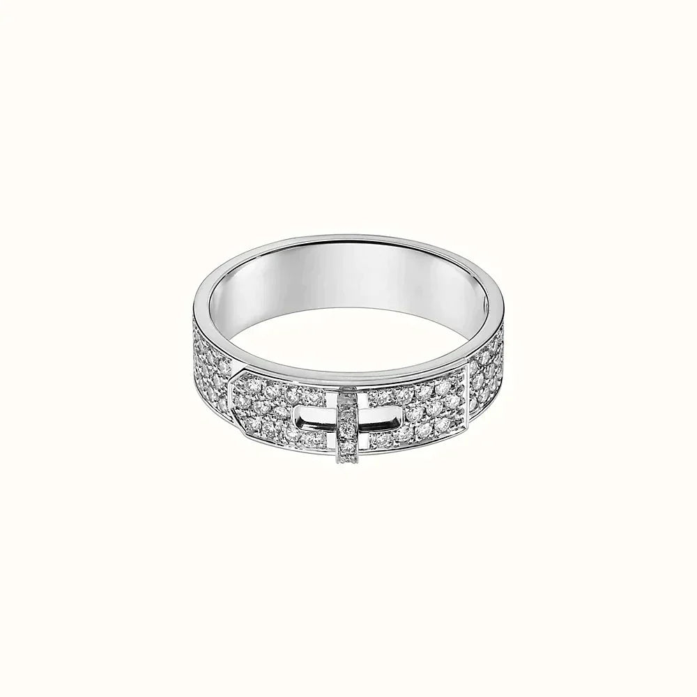 [Love's Uplift]KELLY SILVER DIAMOND RING