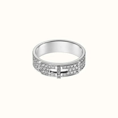 [Love's Uplift]KELLY SILVER DIAMOND RING