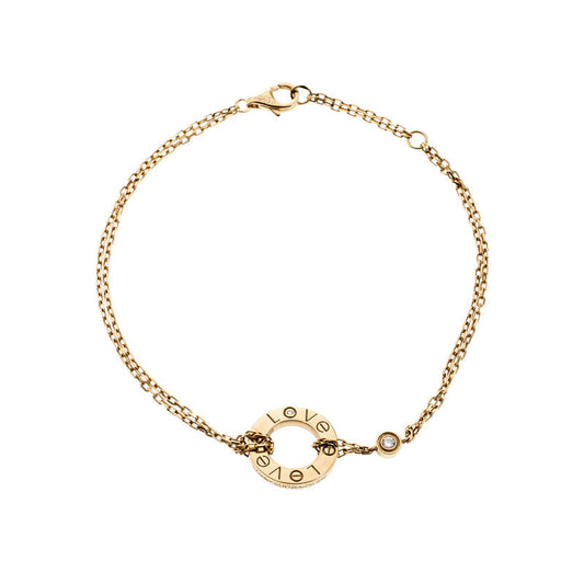 [Love's Uplift]LOVE BRACELET 2 DIAMOND