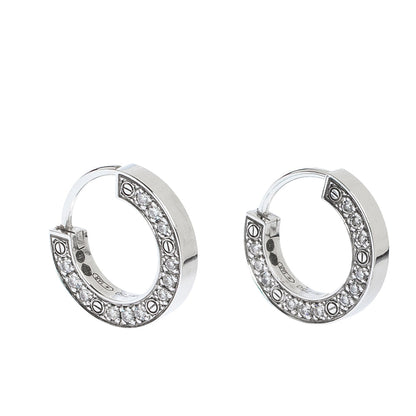 [Love's Uplift]LOVE DIAMOND EARRINGS