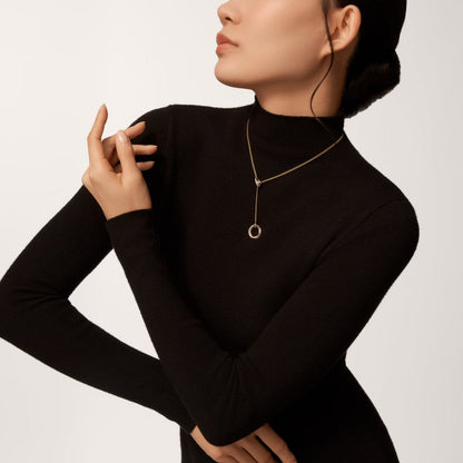 [Love's Uplift]TRINITY DIAMONDS NECKLACE