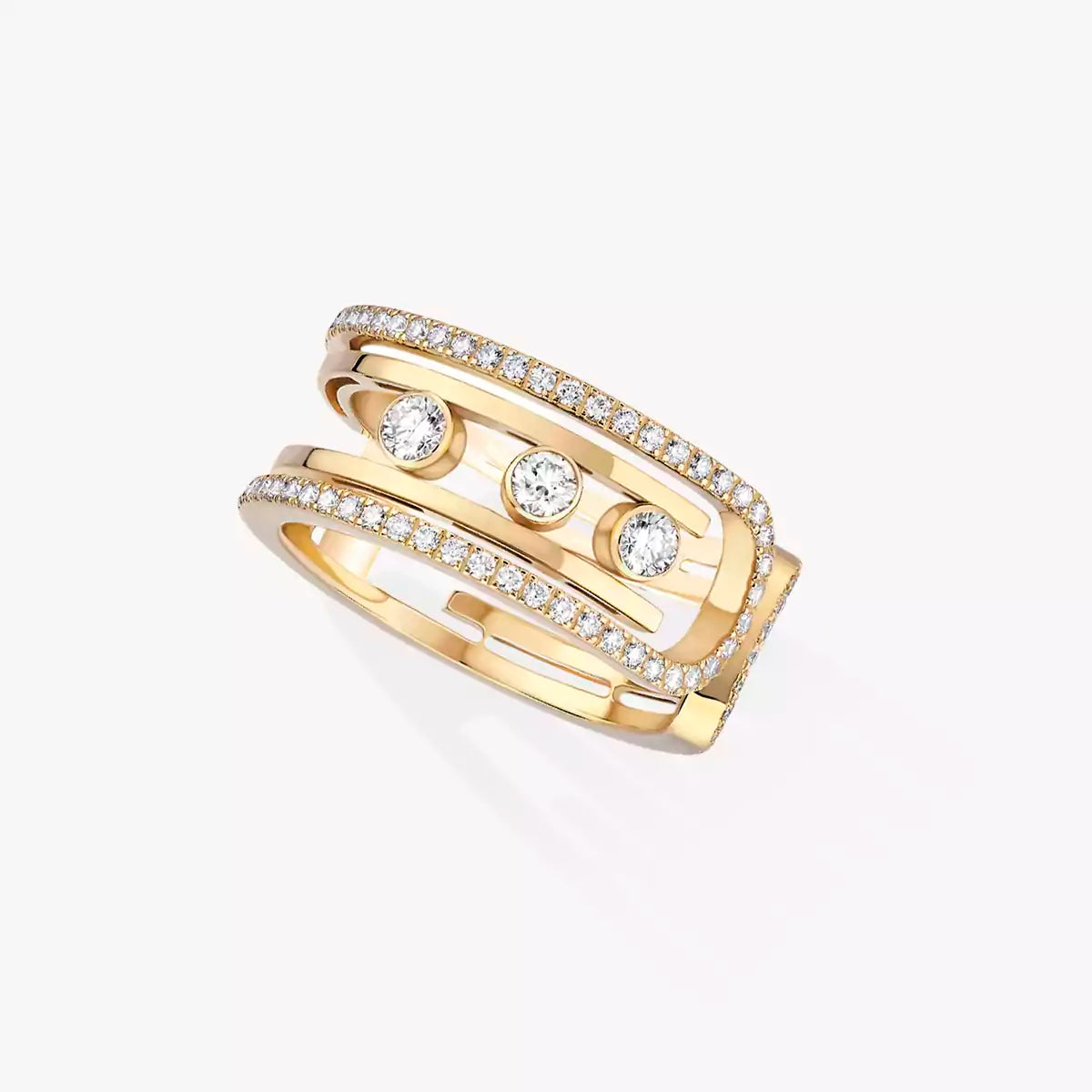 [Love's Uplift ]Move 10th Diamond Ring in Gold