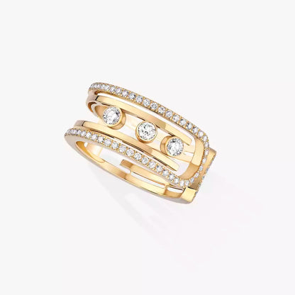 [Love's Uplift ]Move 10th Diamond Ring in Gold