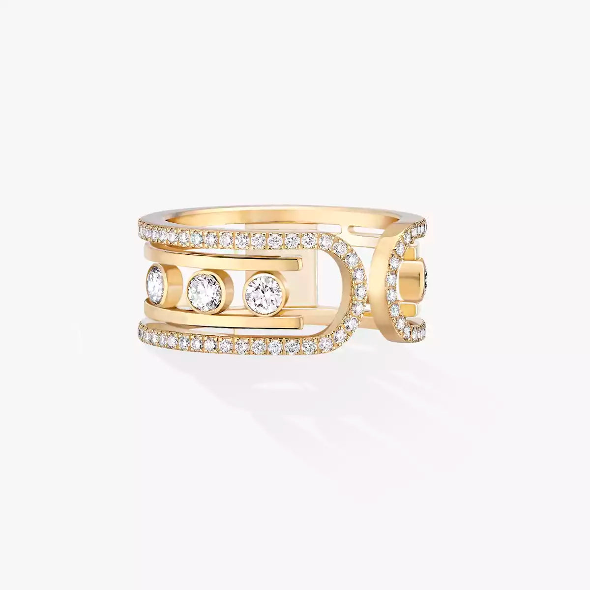 [Love's Uplift ]Move 10th Diamond Ring in Gold