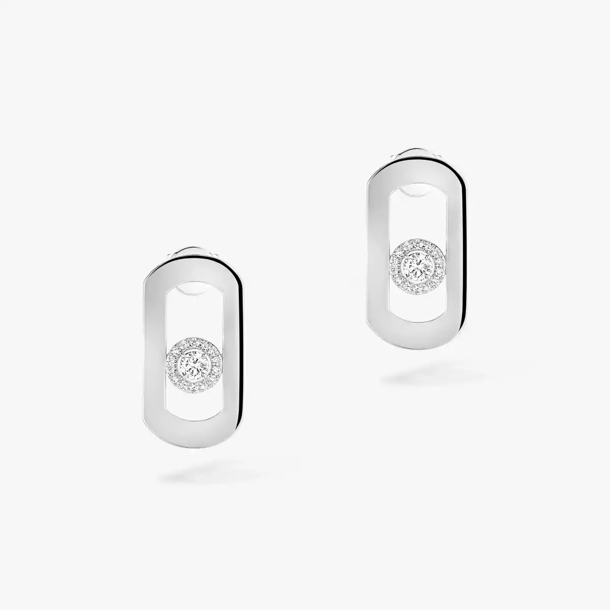 [Love's Uplift ]So Move Diamond Earrings in Yellow Gold
