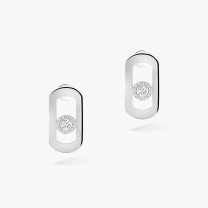 [Love's Uplift ]So Move Diamond Earrings in Yellow Gold