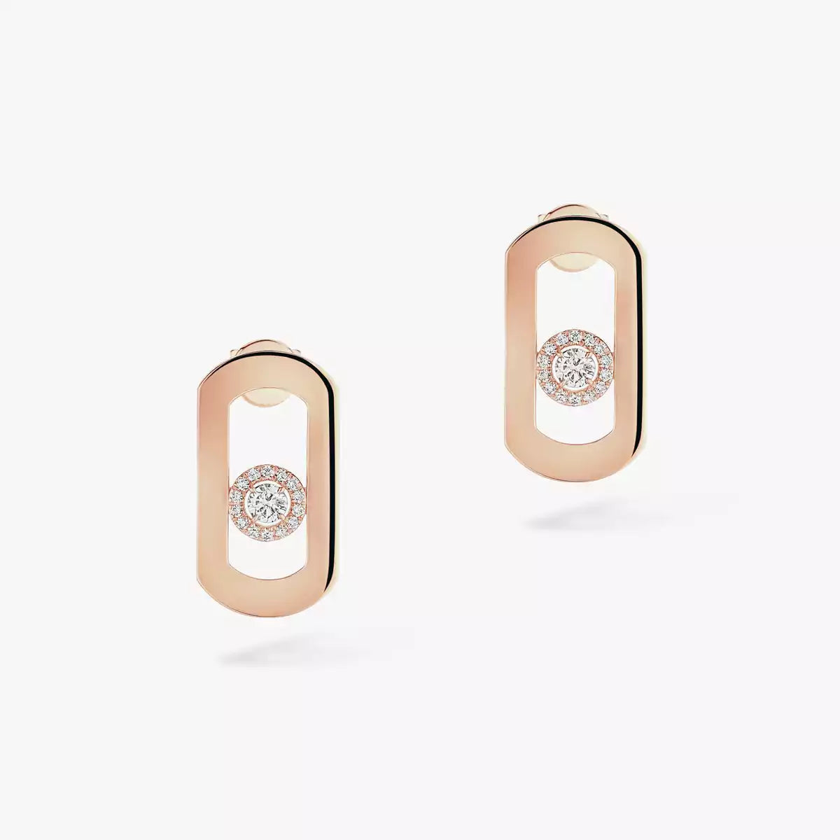 [Love's Uplift ]So Move Diamond Earrings in Yellow Gold