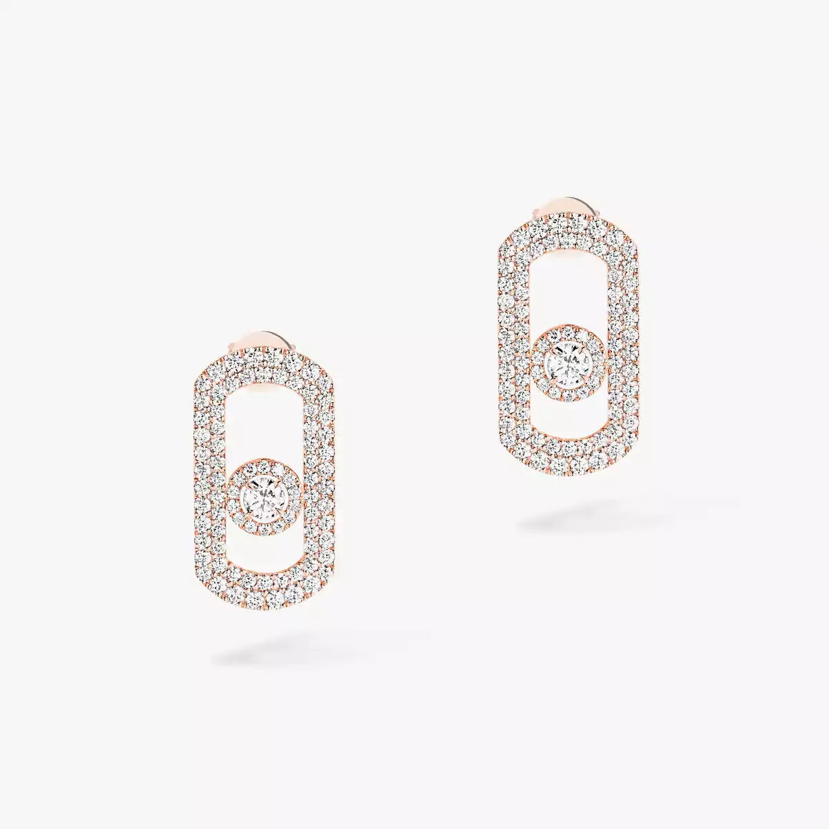 [Love's Uplift ]So Move Pave_-Set Diamond Earrings in Silver
