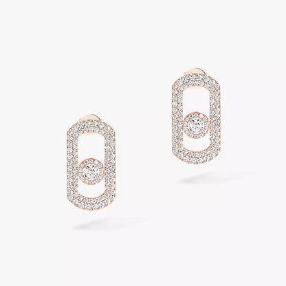 [Love's Uplift ]So Move Pave_-Set Diamond Earrings in Silver