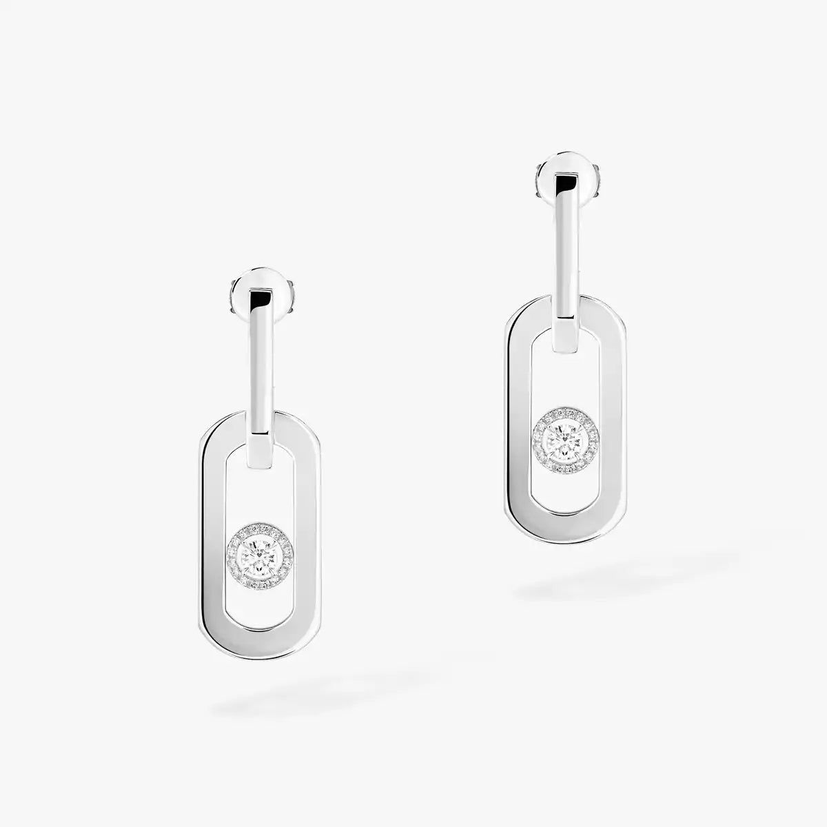 [Love's Uplift ] So Move XL Diamond Hoop Earring