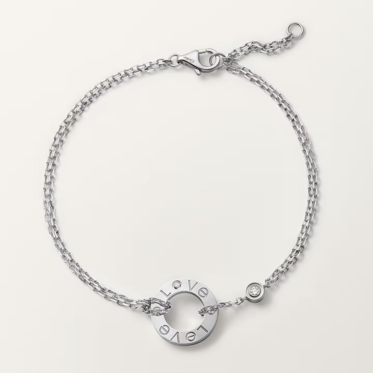 [Love's Uplift]LOVE BRACELET 2 DIAMOND