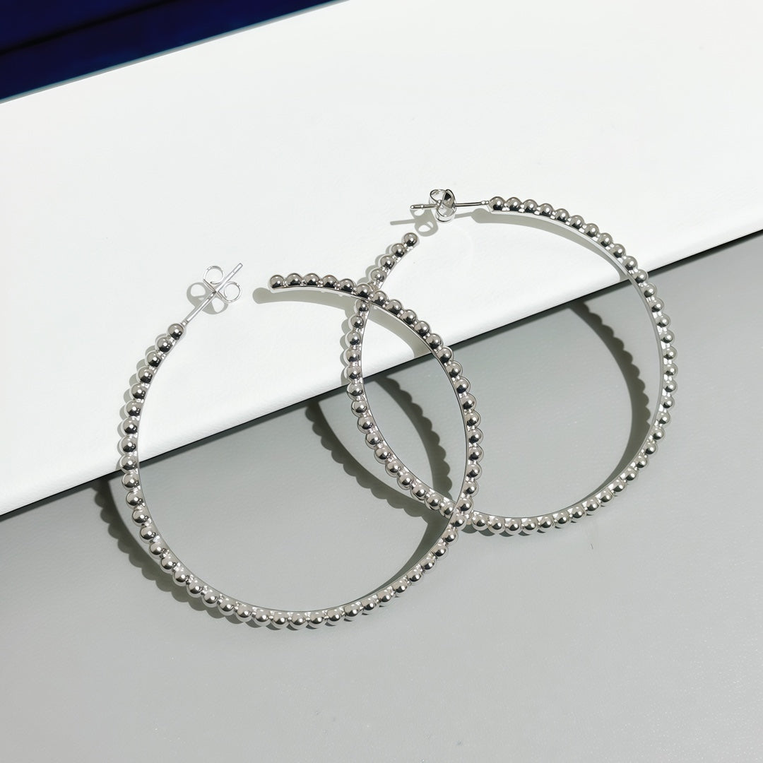 [Love's Uplift] SMOOTH BEAD STUD EARRINGS