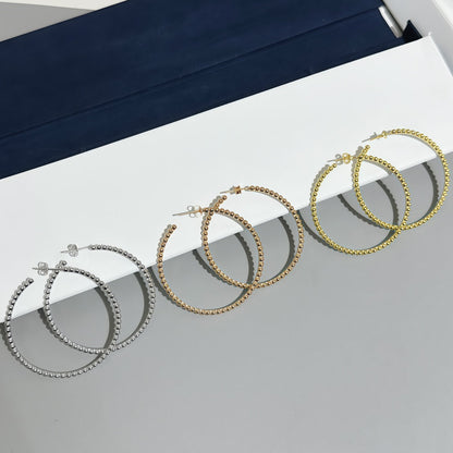 [Love's Uplift] SMOOTH BEAD STUD EARRINGS