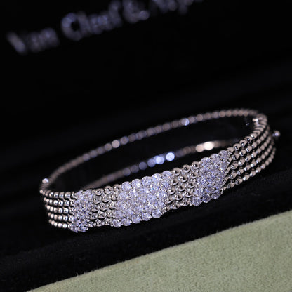 [Love's Uplift]  FIVE-ROW DIAMOND BRACELET