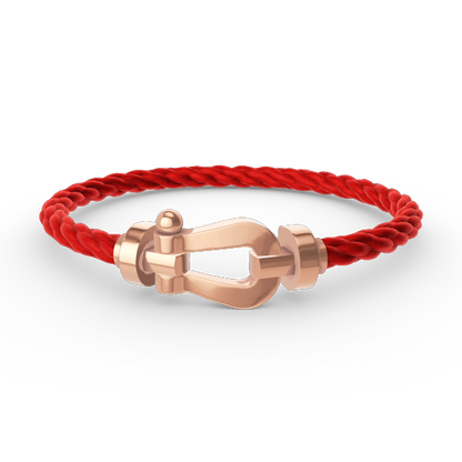 [Love's Uplift]FORCE LARGE HORSESHOE NO DIAMOND BRACELET ROSE GOLD