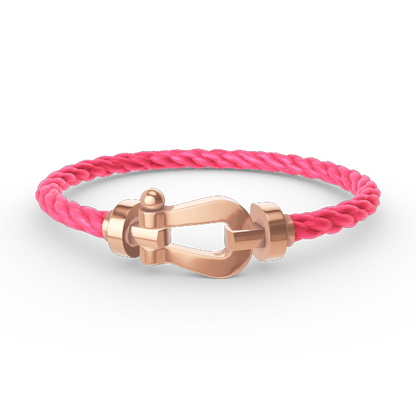 [Love's Uplift]FORCE LARGE HORSESHOE NO DIAMOND BRACELET ROSE GOLD