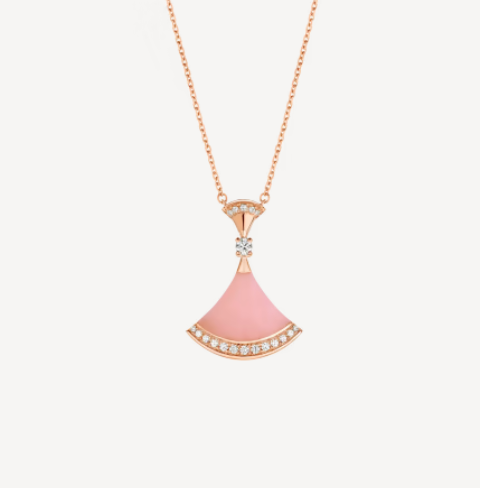 [Love's Uplift]DREAM NECKLACE PINK OPAL