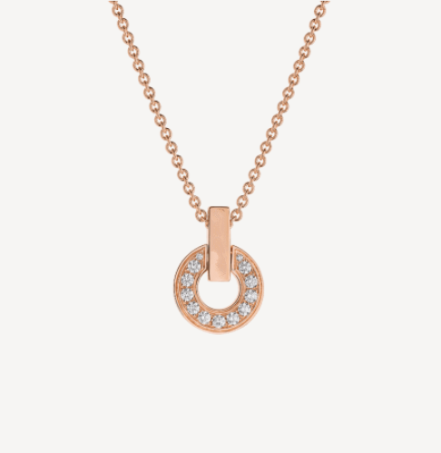 [Love's Uplift]GARI NECKLACE PINK GOLD DIAMOND