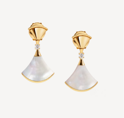 [Love's Uplift]DREAM MOP 1 DIAMOND EARRINGS