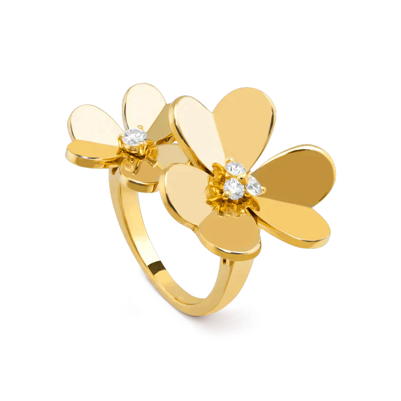 [Love's Uplift]CLOVER COMOS GOLD DIAMOND RING