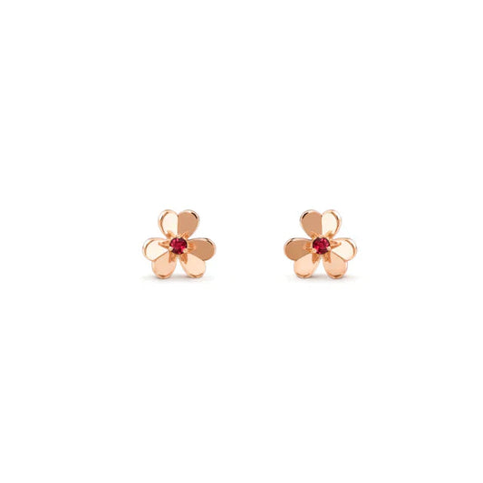 [Love's Uplift]FRIVOLE  FLOWER PINK EARRINGS