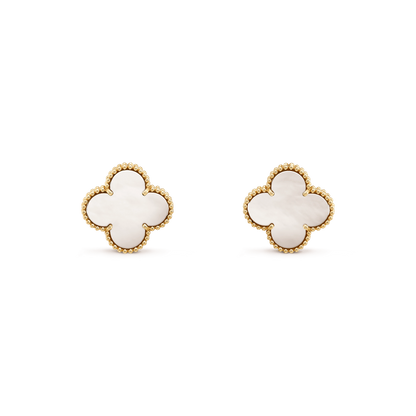 [Love's Uplift]CLOVER MINI GOLD EARRINGS