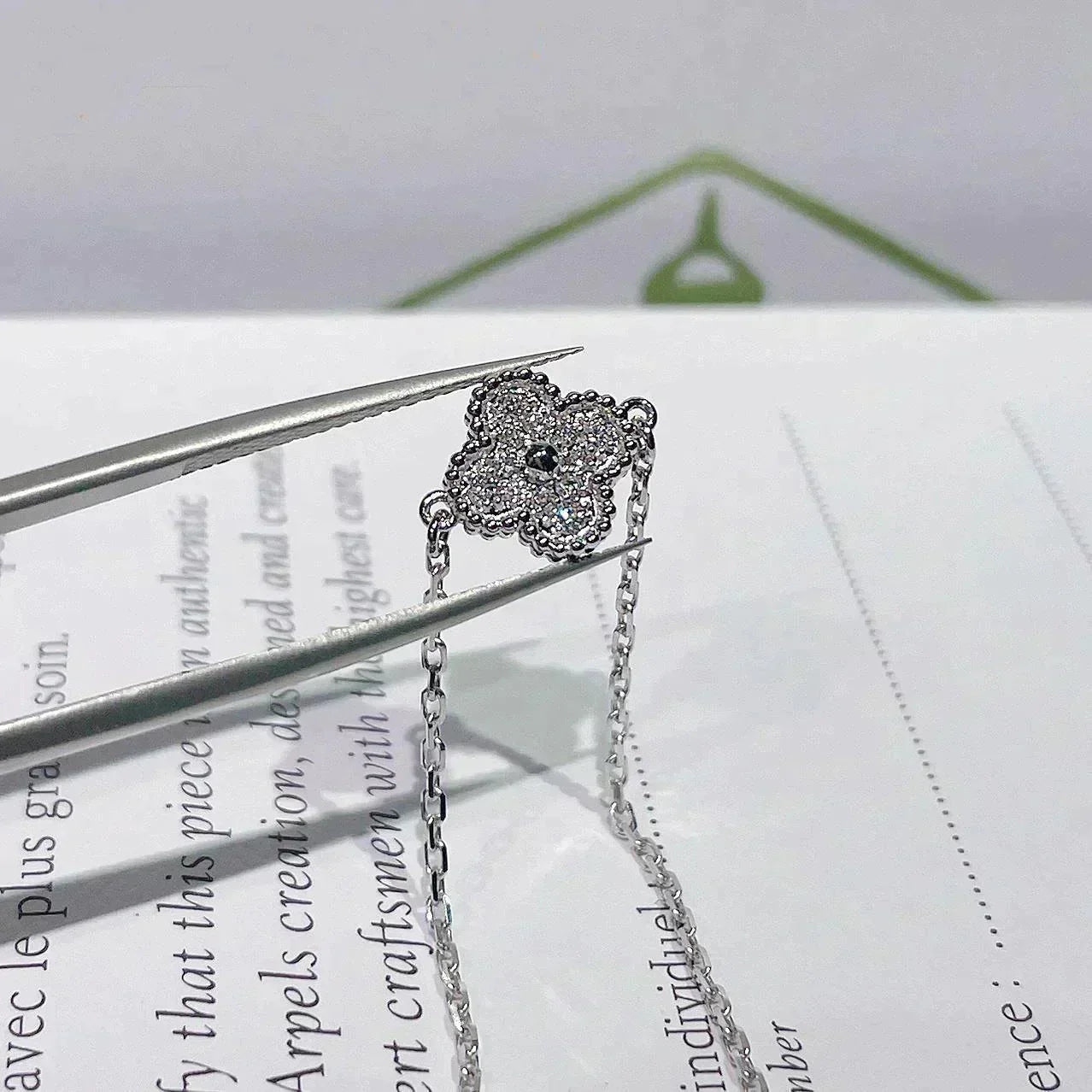 [Love's Uplift]CLOVER  SINGLE FLOWER BRACELET SILVER