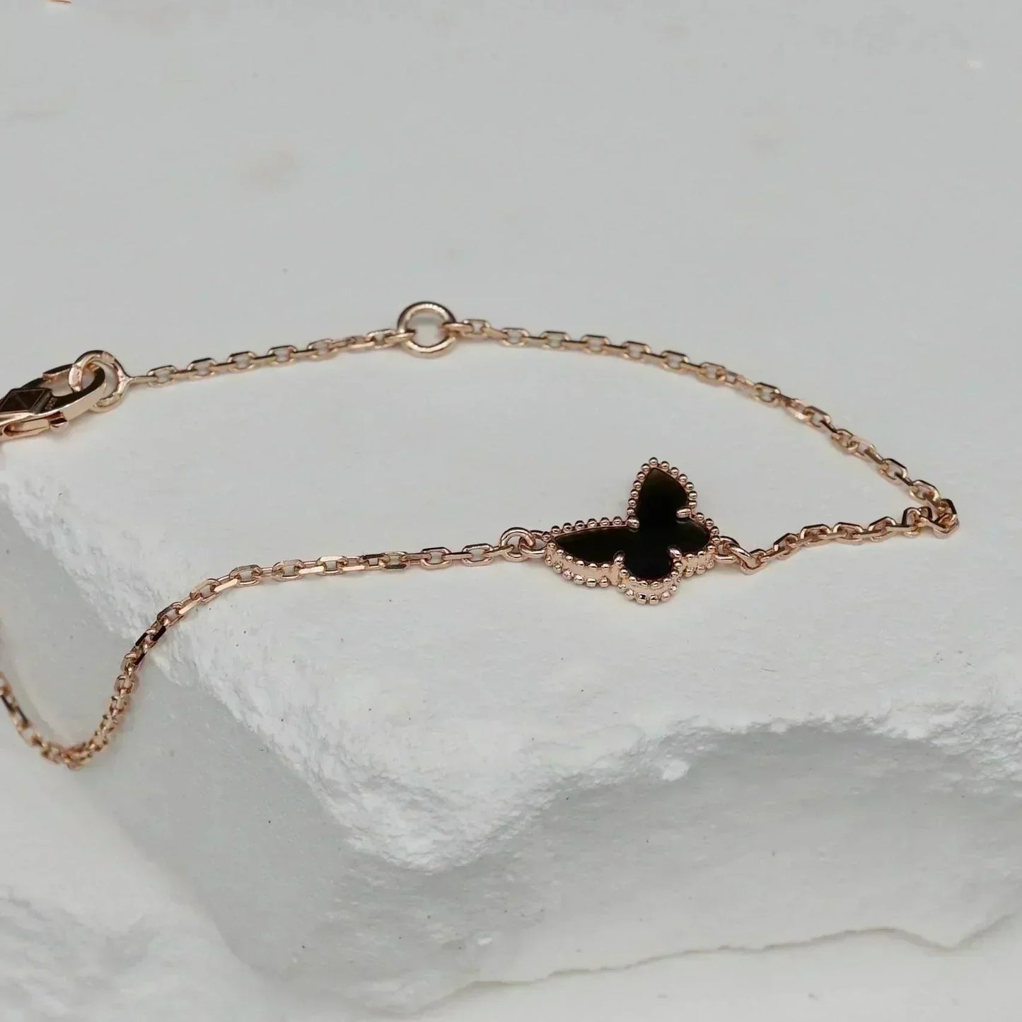 [Love's Uplift]BUTTERFLY ONYX  BUTTERFLY BRACELET