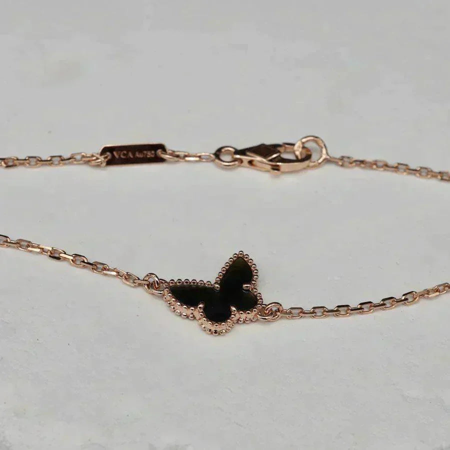 [Love's Uplift]BUTTERFLY ONYX  BUTTERFLY BRACELET